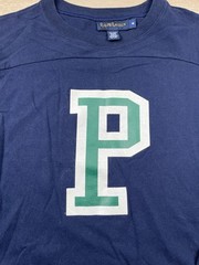 Ralph Lauren Dress Sz M Baseball T Shirt Varisey Tennis Prep Preppy Vintage 90s