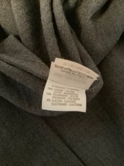 Brunello Cucinelli Grey 2 piece Belted Mini Dress w Draped Over Top Silk Linen S