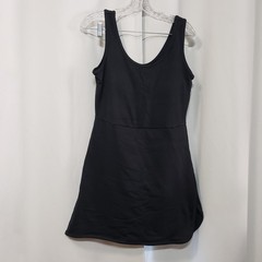Balance Collection Womens Black Activewear Exercise Dress Built-in Shorts Large