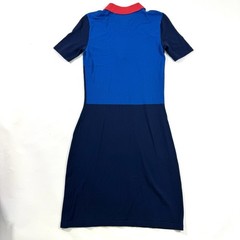 New Lacoste Colorblock Tailored Collared Dress Size 40 US 8