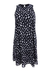 Calvin Klein Women&rsquo;s Dot-Print Chiffon Shift Dress