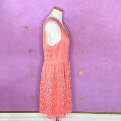BCBGMaxAzria NWT Camielle Light Coral Lace Dress Size 12