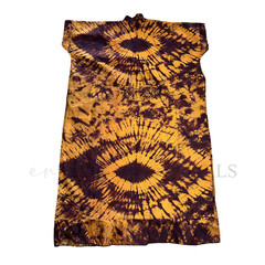 Desert Mirage Tie-Dye African Print Boubou | One Size (M–XXL)