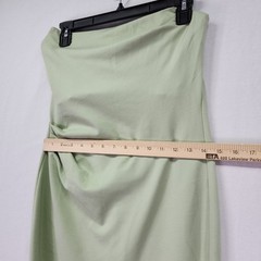 MICHAEL COSTELLO x REVOLVE Briggs Gown in Sage Size Small Boned Mesh Bodice