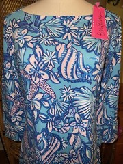 Lilly Pulitzer NWT UPF 50+ Sophie Dress Sound The Sirens $158 Size M,L