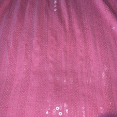 Size Medium Aeropostale Solid Pink Fully Sequined Mini Tank Dress Racerback GUC