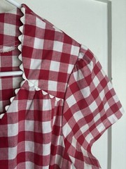 Bernie Dexter Gingham Check Retro Style Dress Made In USA Women’s Medium