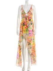 Love and Lemons Women&rsquo;s Chiffon Floral Print Maxi Dress – Size M