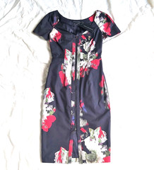 French Connection BNWT zip front wiggle pencil bodycon dress UK 6 US 2 Cost £130