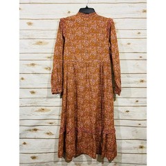 Universal Thread Floral Print Balloon Sleeve Dress Size M
