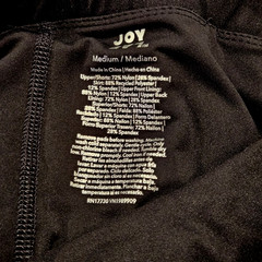 NWT JoyLab Size M Black 1-Piece Activewear Dress w/Built-in Shorts & Pockets