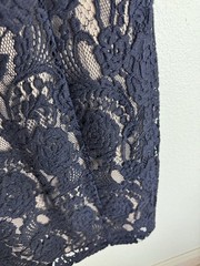 Club Monaco 10 Black Lace Sheath Dress Lined Style 00200506
