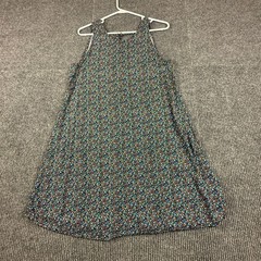 Gap Womens Sleeveless Swing Tank Dress XS Black Multicolor Print 718753-00 Mini