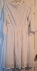 Roolee DeMille Womens Embroidery Bell Sleeve Empire Waist Dress Boho Size Medium