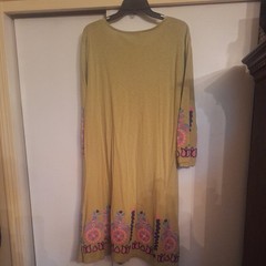 Soft Surrondings Sicily Gauze Embroidered Maxi Dress Size Large
