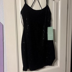 City Triangles Womens Black Sequin Dress Size 11 (NWT)