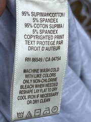Tommy Bahama Cotton/Spandex Floral Summer Dress Knee Length Sz M Tan/White