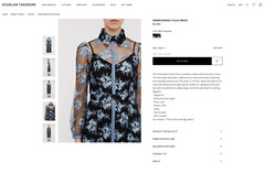 SCANLAN THEODORE RRP $2400 Midi Shirt Dress Metallic Tinsel Embroidered Sz AU 8