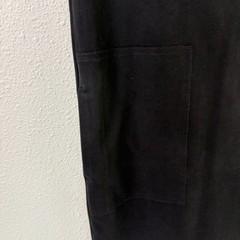 Aritzia Wilfred Free Nori Mini Dress Size XXS Black Faux Suede Boxy Pockets