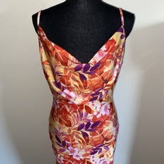 Boutique Tropical Floral Maxi Dress size medium