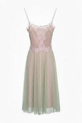 RARE Betsey Johsnon Dress – Size S – Pink and Green Matcha Tulle Dress Vintage