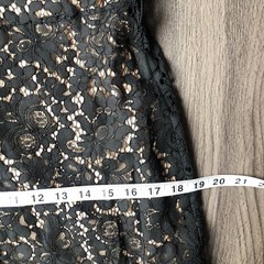 Dalia MacPhee Retro Lace Dress Size L Black NWT Twee Mad Men Goth Secretary