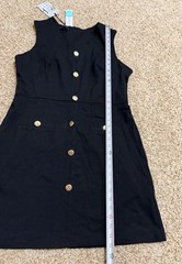 41 Hawthorn Women’s Sleeves V Neck Black Dress Size L