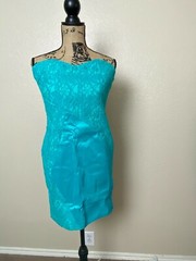 Women’s Strapless Bodycon Dress – Clubwear, Cocktail, Night Out – Large