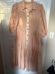 “Little Creative Factory” Womens Cotton/ Polyurethane Carrousel Dress Sz 16y NWT