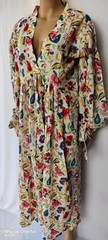 Summer Cotton Gown Dress Hand Patchwork Night Kaftan Long Kimono,EthnicMaxi.