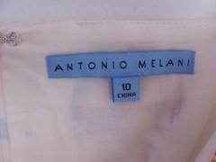 Antonio Melani Beige Blue Orange Sailboat Sun Dress Size 10