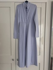 Scanlan Theodore Size M Button Polo Dress in Lilac RRP$650