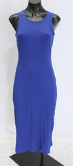 Sugarlips Women&rsquo;s Kofo Sleeveless Fitted Ribbed Midi Dress EH6 Cobalt Medium