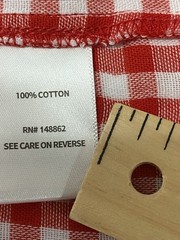 Belle Isle By Torrid Red/White Gingham Cotton Dress, Size 3/3X NWT ($79)