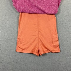 Ideology Womens Solid Performance Dress Pink Size L