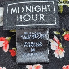 Midnight Hour Moth to the Flame Criss Cross Skater Dress M Boho Whimsigoth
