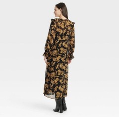 A New Day – Women&rsquo;s Long Sleeve Sheer Maxi Dress size XS