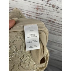 Elizabeth And James Dress 4 Size Small Jacquard V Neck Shift 3/4 Sleeve Short