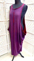 ALAMBIKA LONG COLOURFUL DRESS TOP SIZE – S – M – MADE IN ISRAEL.