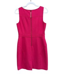 Ann Taylor LOFT Hot Pink Classic Modern Sleeveless Sheath Dress Women’s Size 6