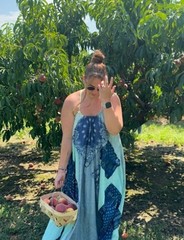 NWT Free People Womens Patchwork Halter Happy Days Maxi Dress Indigo Combo M/L