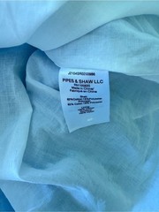 Veronica Beard Hanne Light Blue & White Plaid Drawstring Lightweight Dress NWT