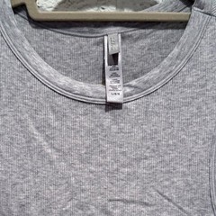 Skims Light Grey Racerback Tank Dress