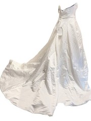 NWT JASMINE Candlelight Strapless Chapel Train Bridal Gown