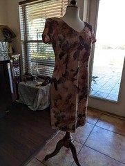 Virgo 11 below the knee fully lined dress