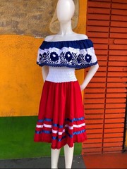 DOMINICAN REPUBLIC DRESS, PUERTO RICO DRESS, COSTA RICA DRESS, PANAMÁ DEESS