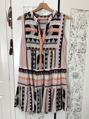 Devotion Twins Kithros Sleeveless Multicolor Dress Sz S Pre Owned