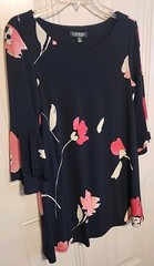 Ralph Lauren NWT Womens Floral 10P Lined Poly/Nylon Dress Stretchy