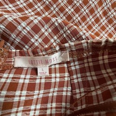 Lottie Moss Womens Ruffle Gingham Mini Dress Red White Tie