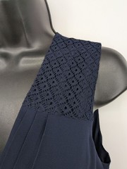 The Limited Lace Panel Fit Flare Dress Romantic Cocktail Wedding Feminine Size 8
